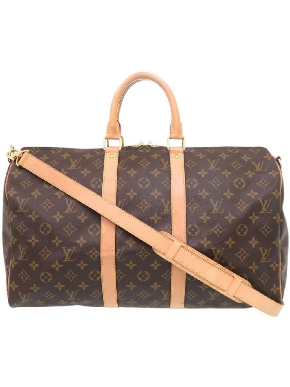 Louis Vuitton Keepall Bandouliere 45 Monogram Boston Bag